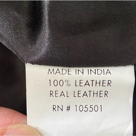 Double D Ranch Black Genuine Leather Beaded Studded Open Bolero Jacket - Picture 10 of 11